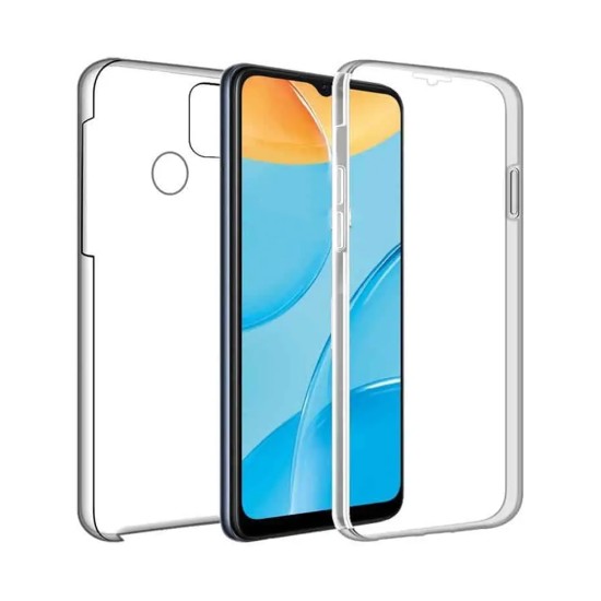 Capa de Silicone 360º para Oppo A15 Transparente